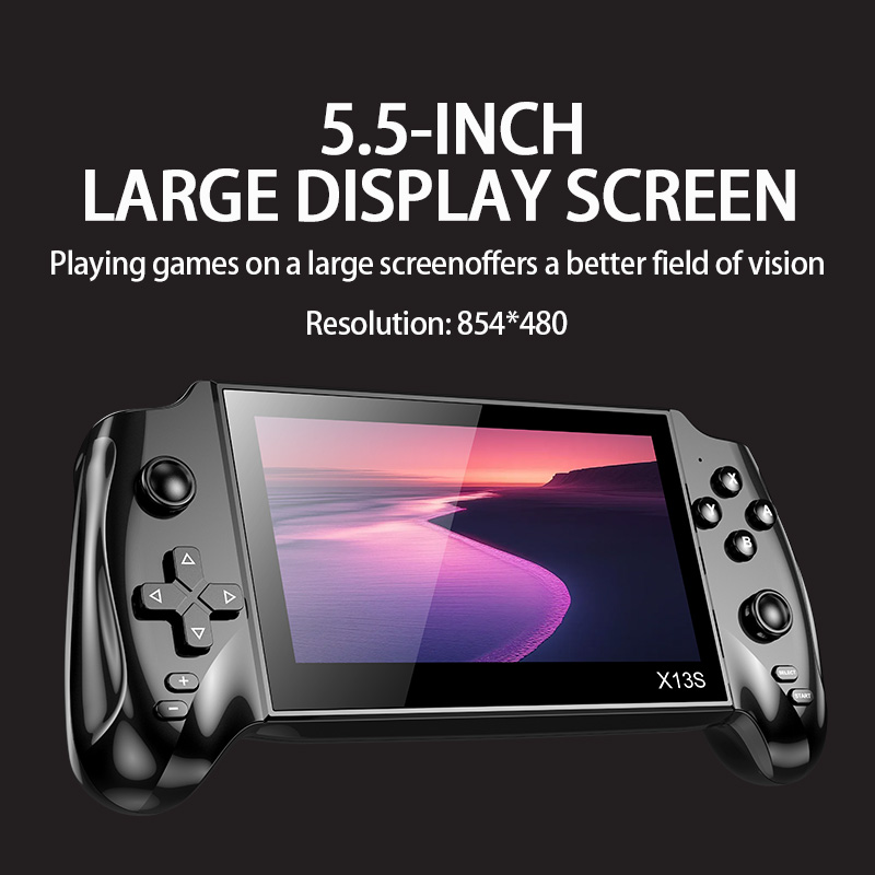 Gaming Console Zone - Портативная игровая консоль X13S в ретро-стиле,