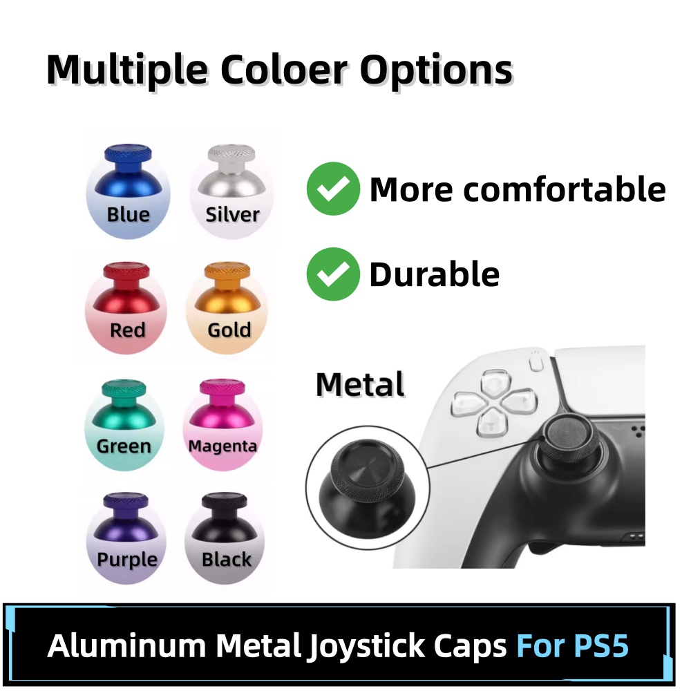 Thumb Grip Joystick - 2 шт. металлические колпачки для аналоговых