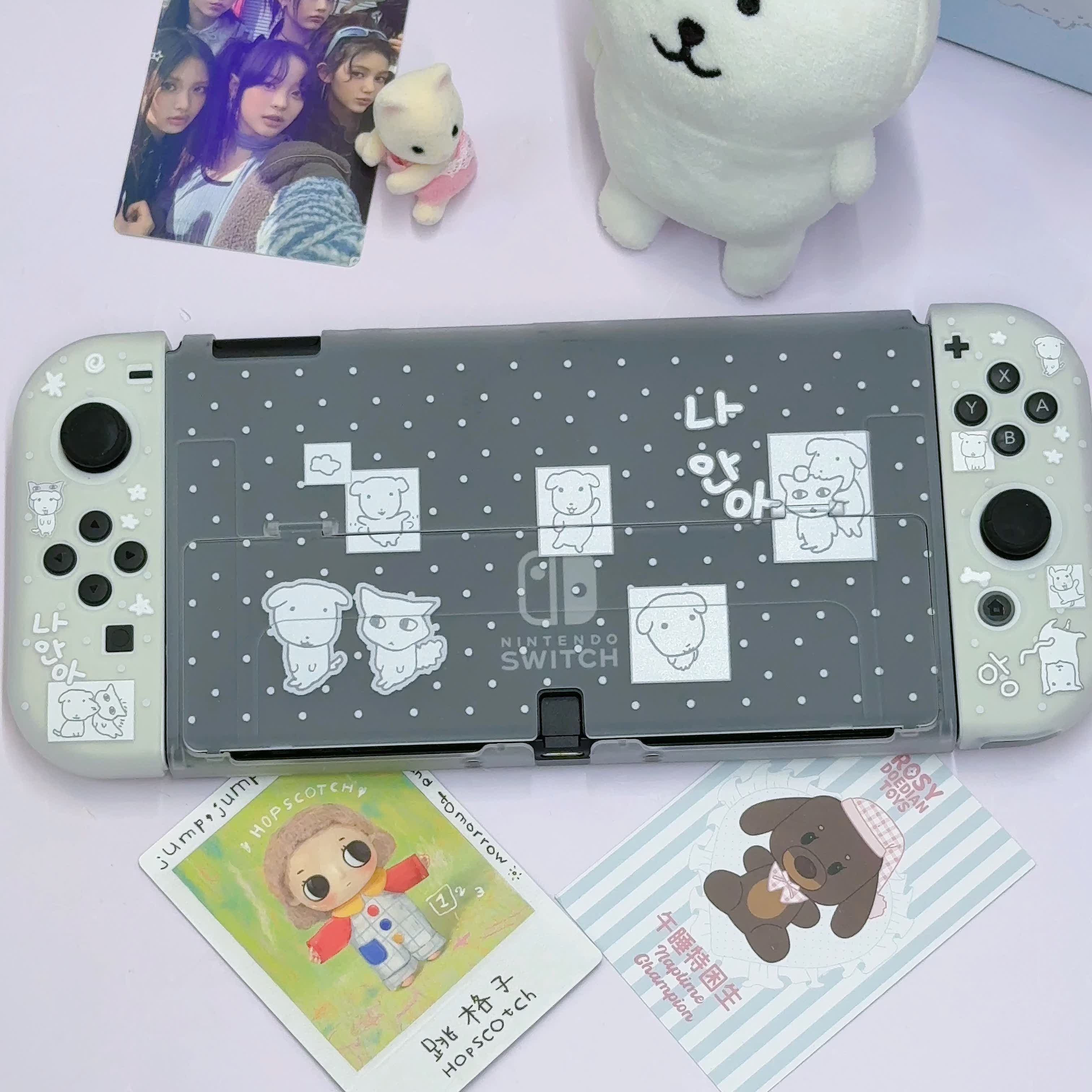 Gaming Console Cartoon - Прозрачный чехол для Nintendo Switch 2