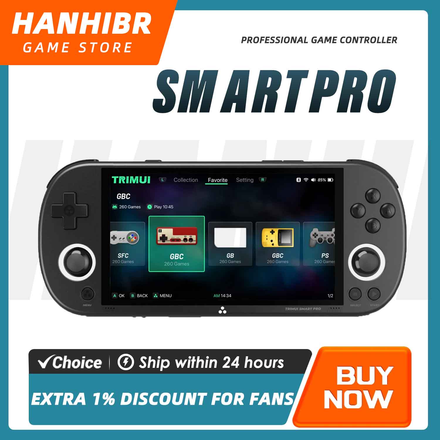 Gaming Console Zone - Портативная игровая консоль TRIMUI SMART PRO