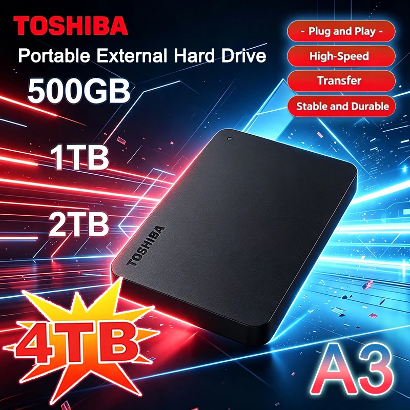 Gaming Console Driving - Внешний жесткий диск Toshiba A3 Canvio