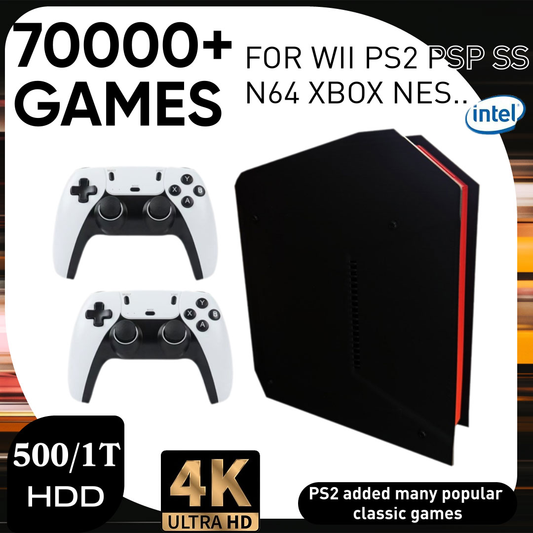 Gaming Console Cartoon - Игровая консоль X4 Retro с двумя