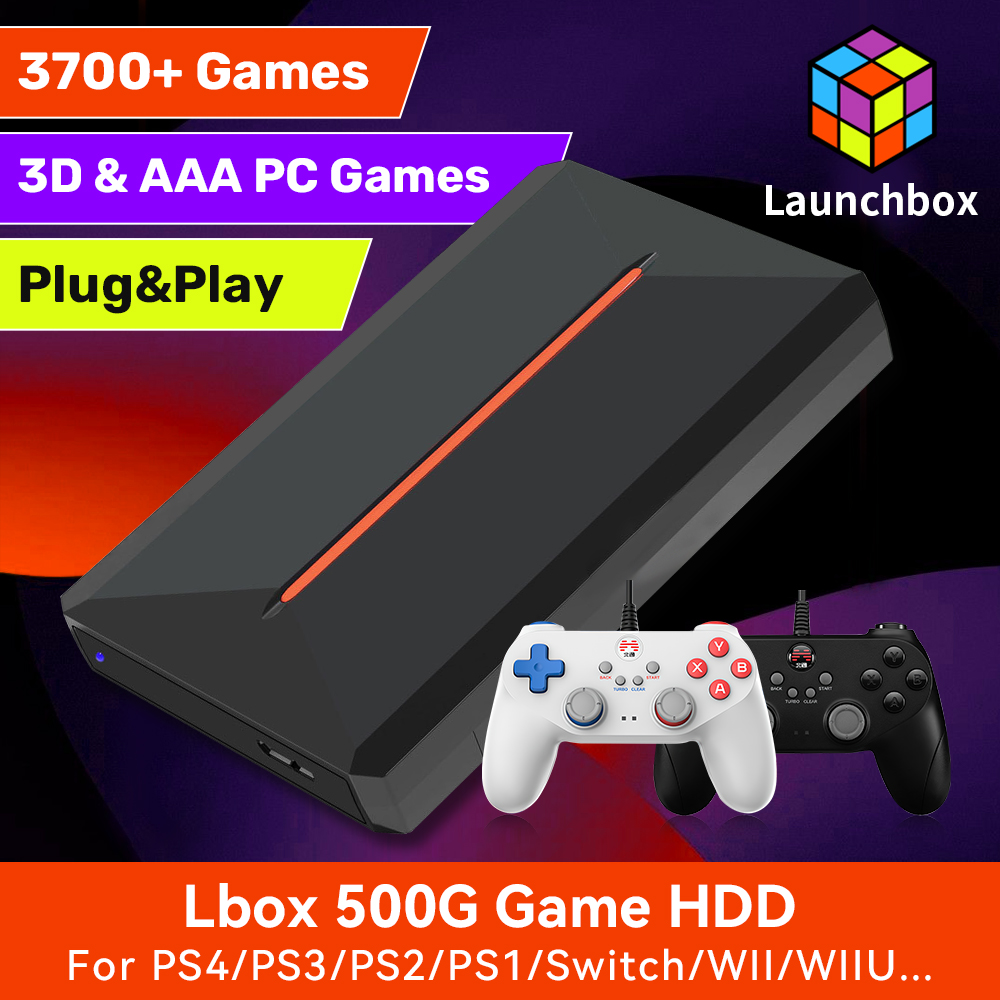 Gaming Console Cube - Launchbox 500G игровой эмулятор жесткого диска