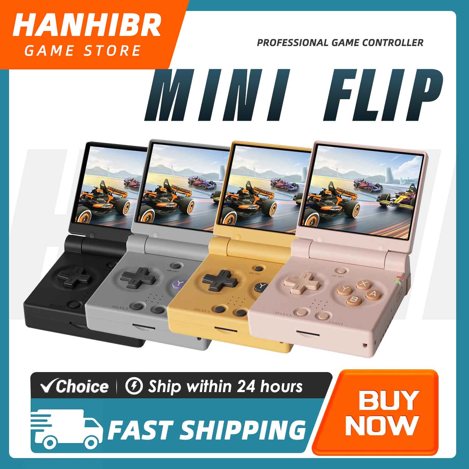 Gaming Console Zone - Портативная игровая консоль MIYOO MINI FLIP