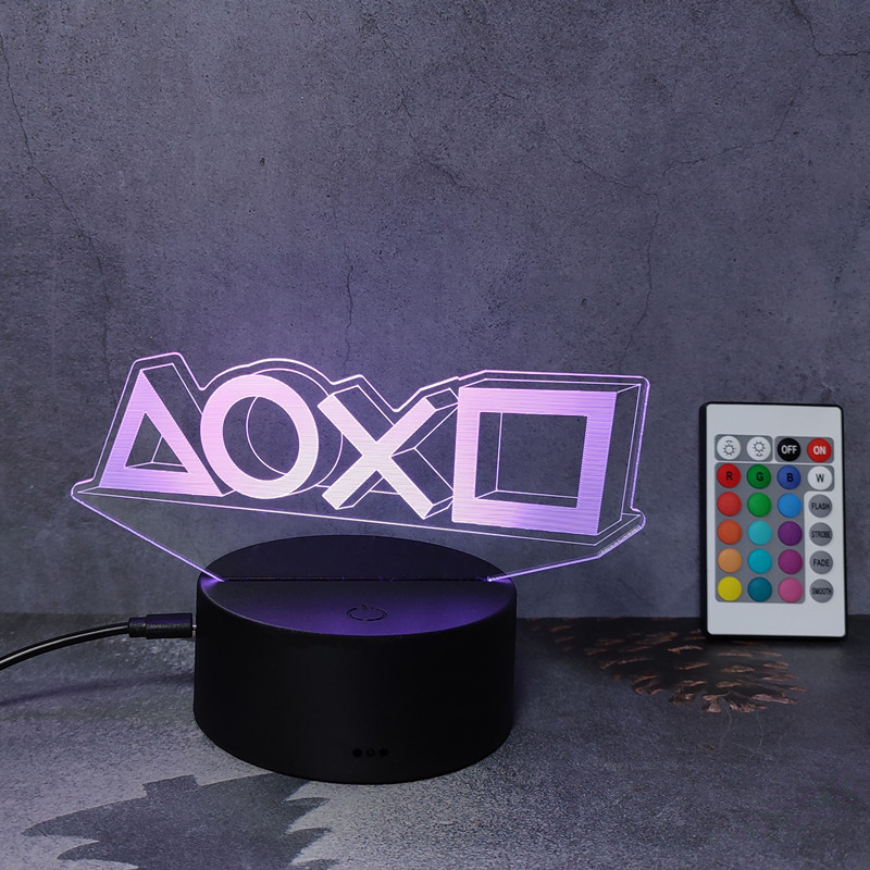 3d иллюзия ночник игровая комн – обзор и цена Gaming Console Icon
