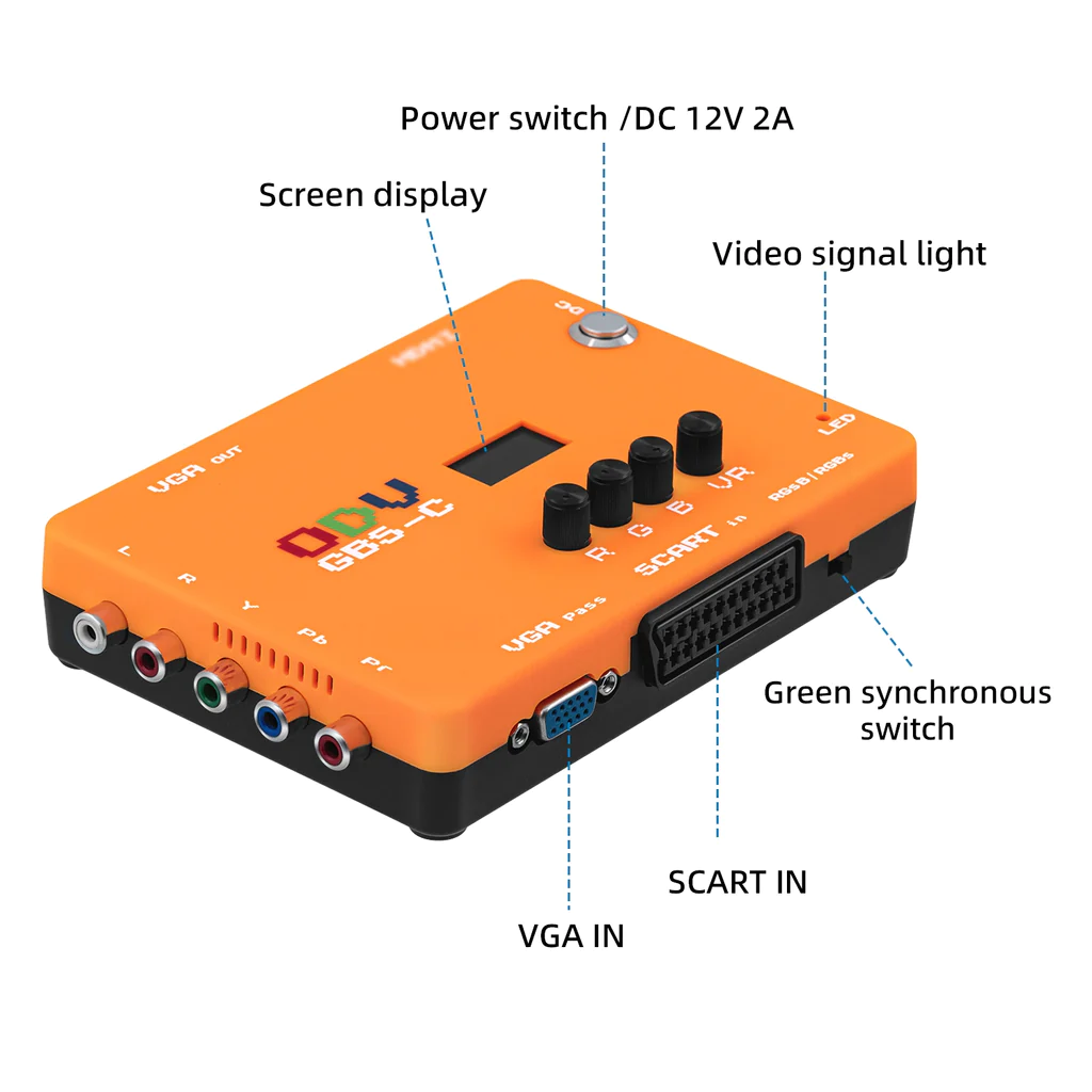 Деталь Mcbazel, VGA/Scart to V – обзор и цена Gaming Console Cube