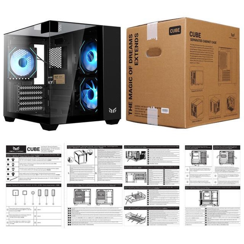 Корпус Yeah Magic Cube MATX: с – обзор и цена Gaming Console Cube