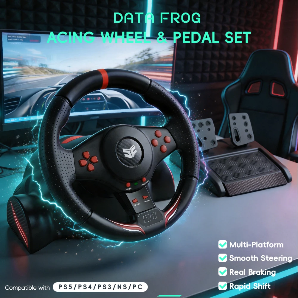 Игровой гоночный руль Data Fro – обзор и цена Steering Wheel Gaming