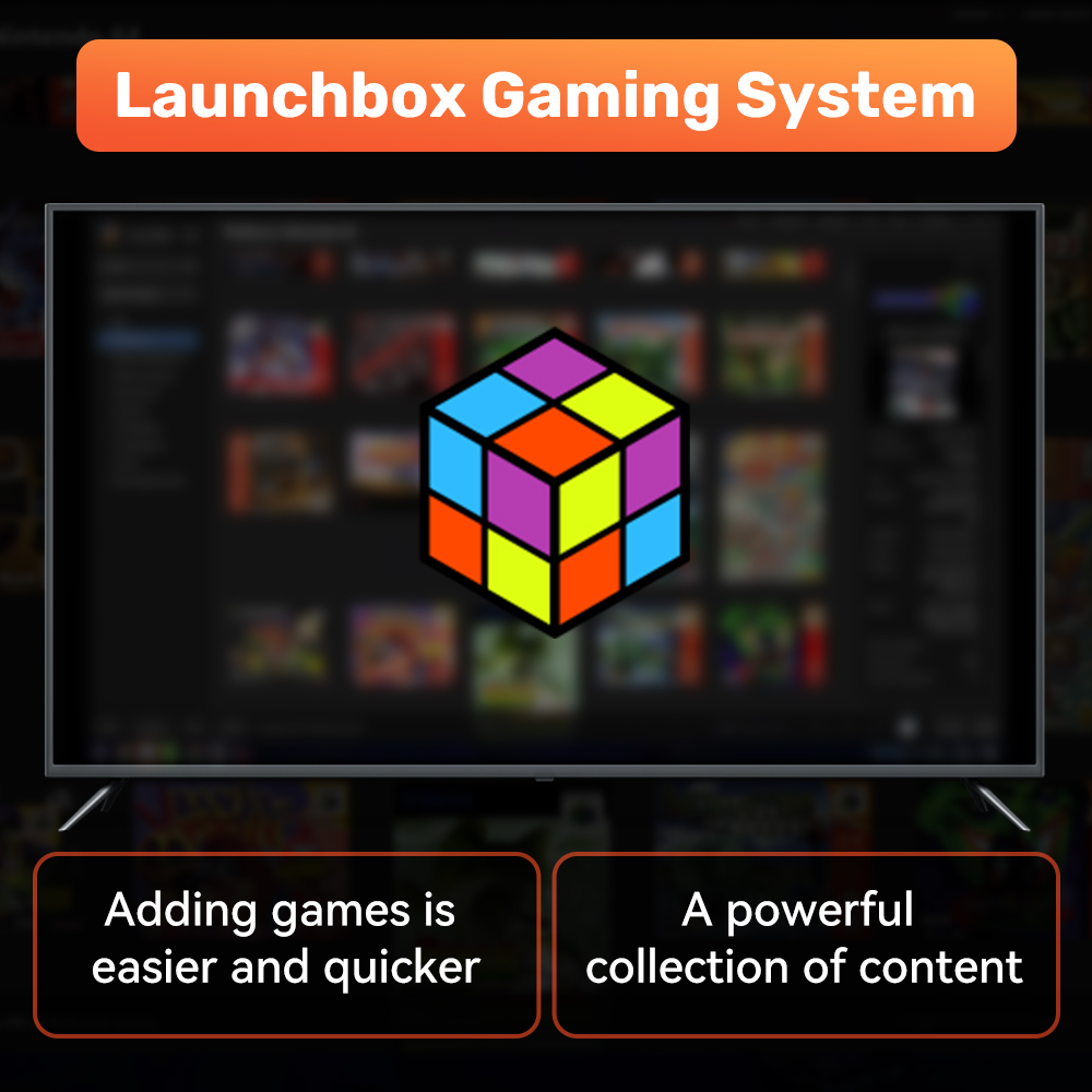 Launchbox 500G игровой эмулято – обзор и цена Gaming Console Cube